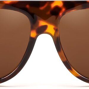 Retro Polarized Aviator Sunglasses Unisex Vintage Plastic Sun Glasses UV400
